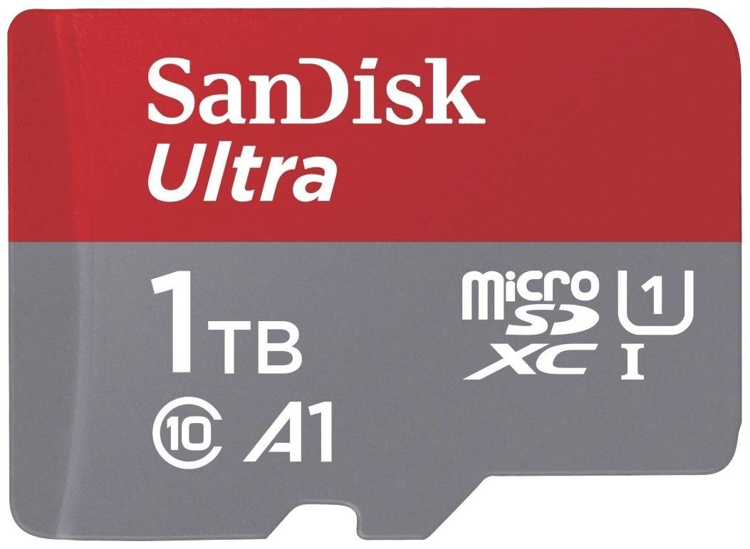 SanDisk microSDXC Ultra 1TB (A1/UHS-I/Cl.10/150MB/s)  plus  Adapter 