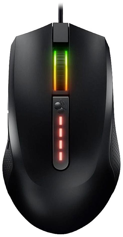 CHERRY JM-2200-2 herní myš, Wi-Fi myš kabelový optická černá  5000 dpi s podsvícením