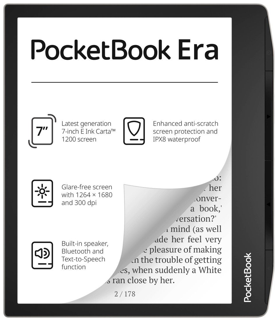 PocketBook Era Čtečka e-knih 17.8 cm (7 palec) stříbrná 16 GB