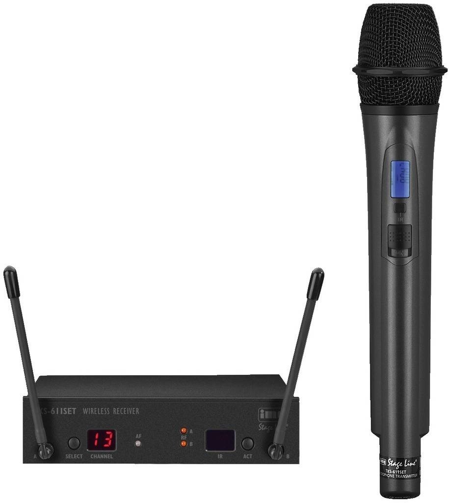 IMG StageLine TXS-611SET  sada bezdrátového mikrofonu Druh přenosu:bezdrátový spínač