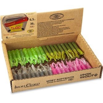 Iron Claw gumová nástraha Tube 6,5cm 36ks mix 1-8042300