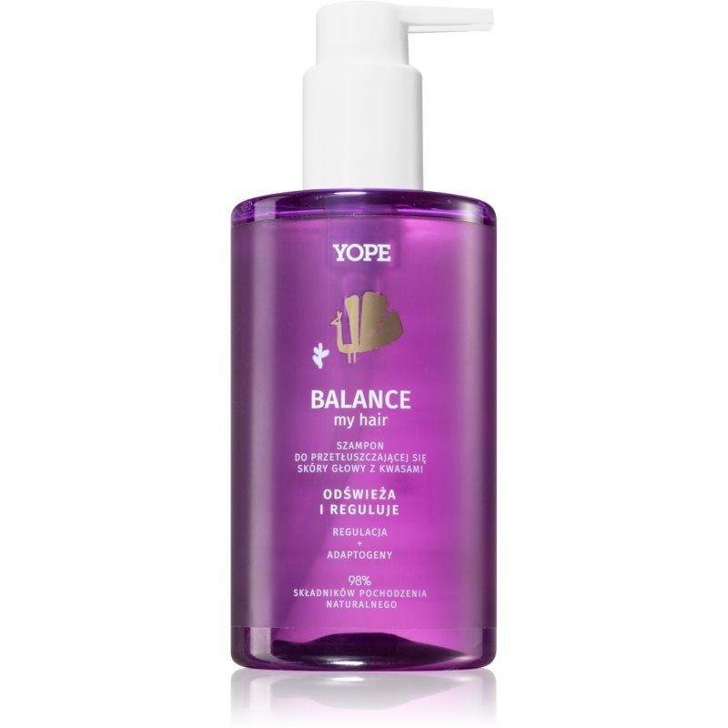 Yope BALANCE my hair čisticí šampon pro mastnou pokožku hlavy 300 ml