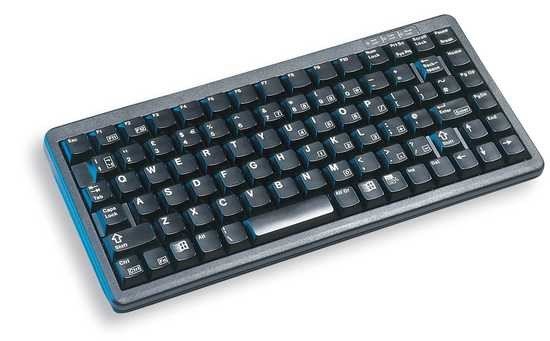 CHERRY klávesnice G84-4100 COMPACT KEYBOARD, USB, EU, černá, G84-4100LCMEU-2