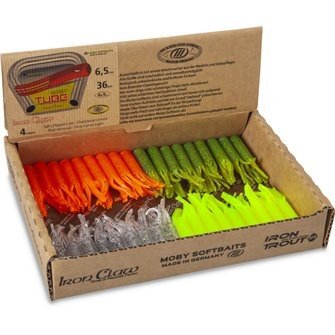 Iron Claw gumová nástraha Tube 6,5cm 36ks mix 2-8042301