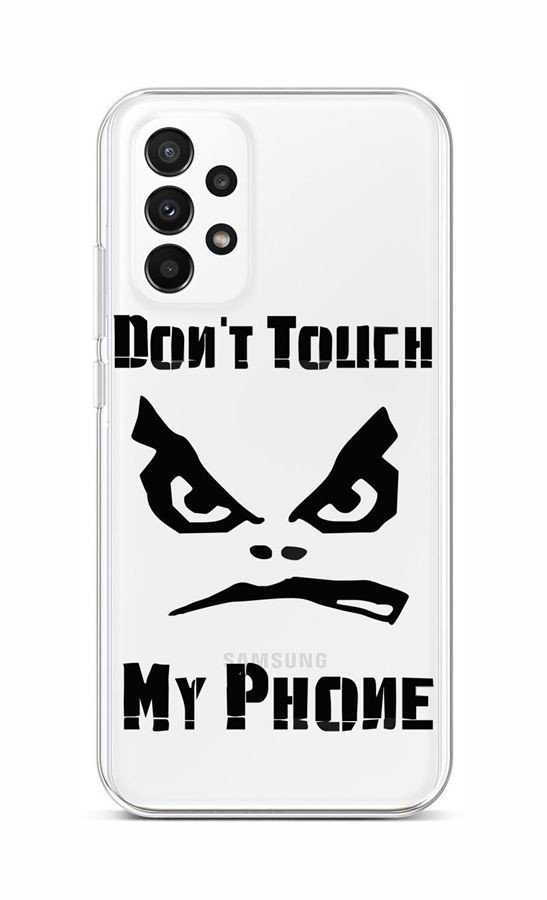 Kryt TopQ Samsung A23 5G Don't Touch průhledný 87101