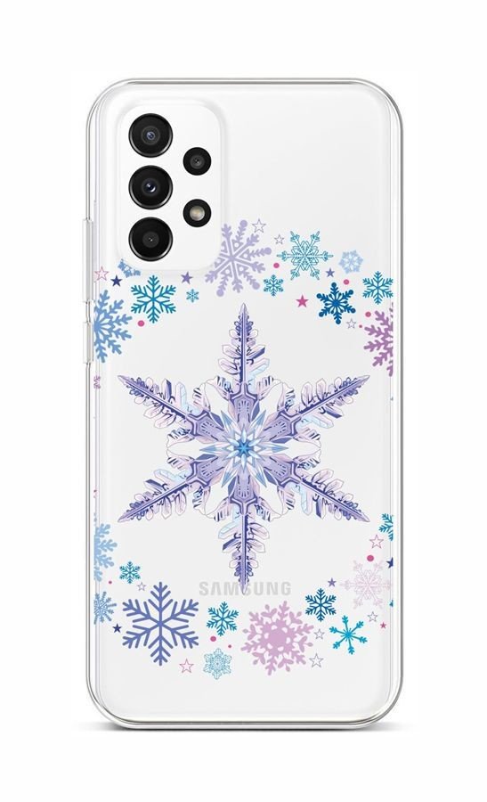 Kryt TopQ Samsung A23 5G Snowflake 87097