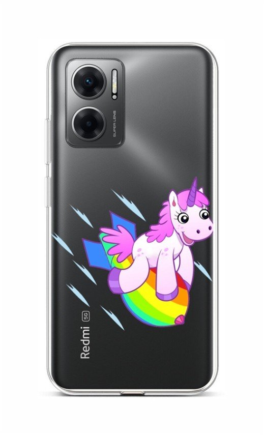 Kryt TopQ Xiaomi Redmi 10 5G Flying Unicorn 86431