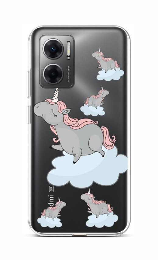 Kryt TopQ Xiaomi Redmi 10 5G Grey Unicorns 86415