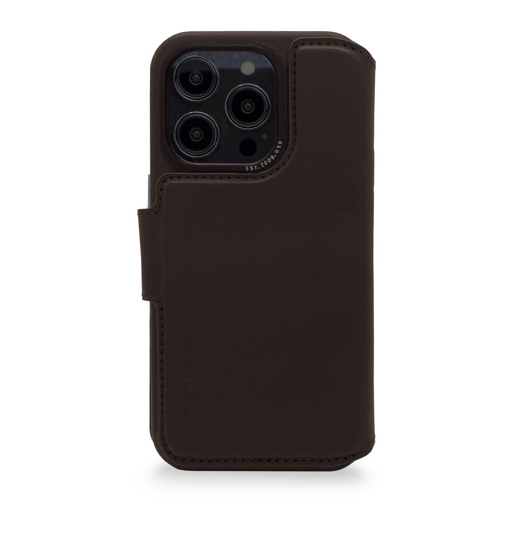 Ochranné pouzdro na iPhone 14 Pro MAX - Decoded, 2in1 Detachable Wallet Brown