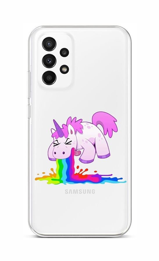 Kryt TopQ Samsung A23 5G Rainbow Splash 86953