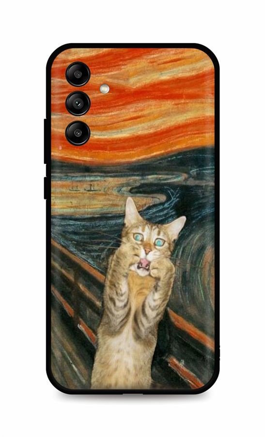 Kryt TopQ Samsung A04s Scared Cat87945