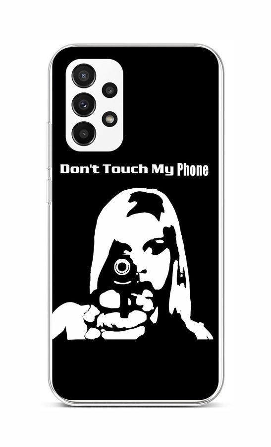 Kryt TopQ Samsung A23 5G Don't Touch Gun 86952