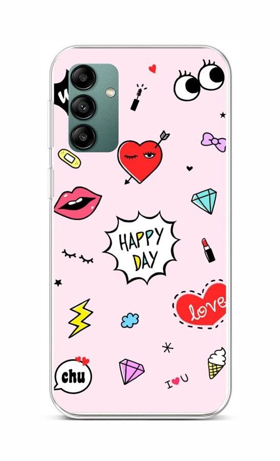 Kryt TopQ Samsung A04s Happy Day 86859