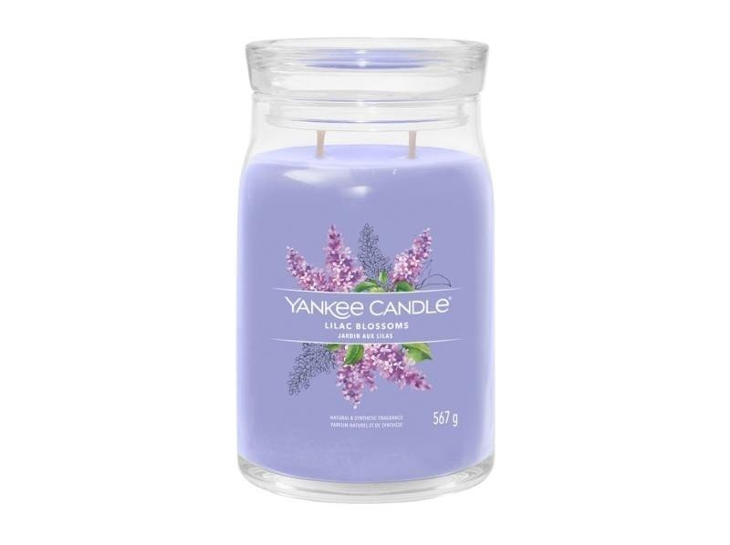 YANKEE CANDLE Lilac Blossoms svíčka 567g / 5 knotů (Signature velký)