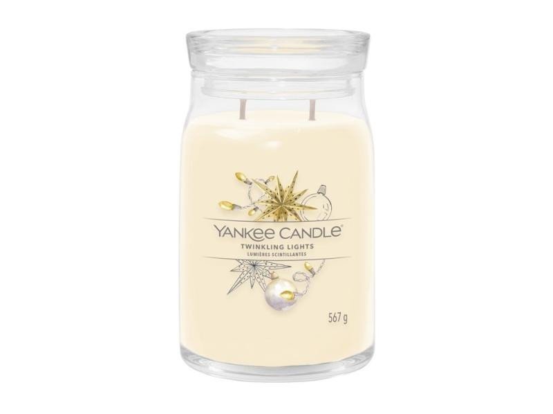 YANKEE CANDLE Twinkling Lights svíčka 567g / 5 knotů (Signature velký)