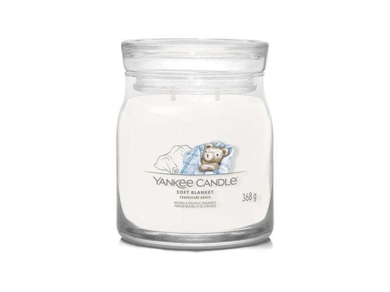 YANKEE CANDLE Soft Blanket svíčka 368g / 2 knoty (Signature střední)