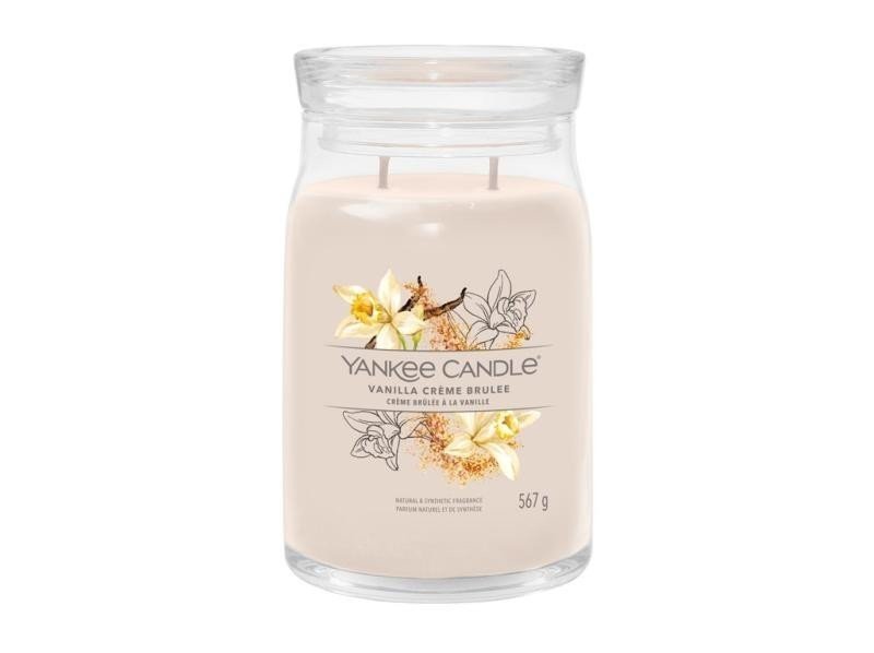 YANKEE CANDLE Vanilla Creme Brulée svíčka 567g / 5 knotů (Signature velký)