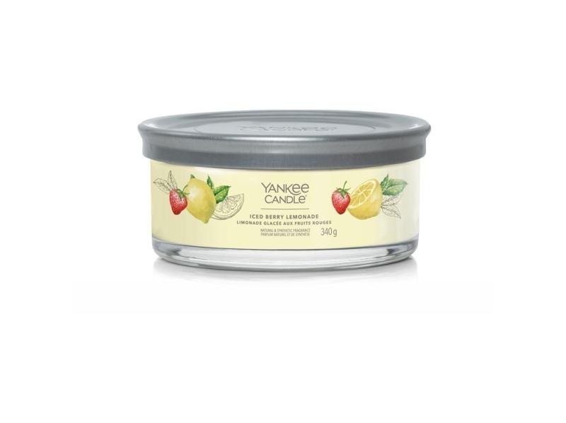 YANKEE CANDLE Iced Berry Lemonade svíčka 340g / 5 knotů (Signature tumbler střední)