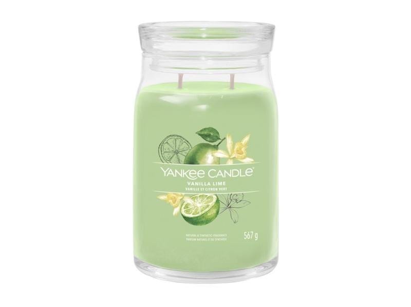 YANKEE CANDLE Vanilla Lime svíčka 567g / 5 knotů (Signature velký)