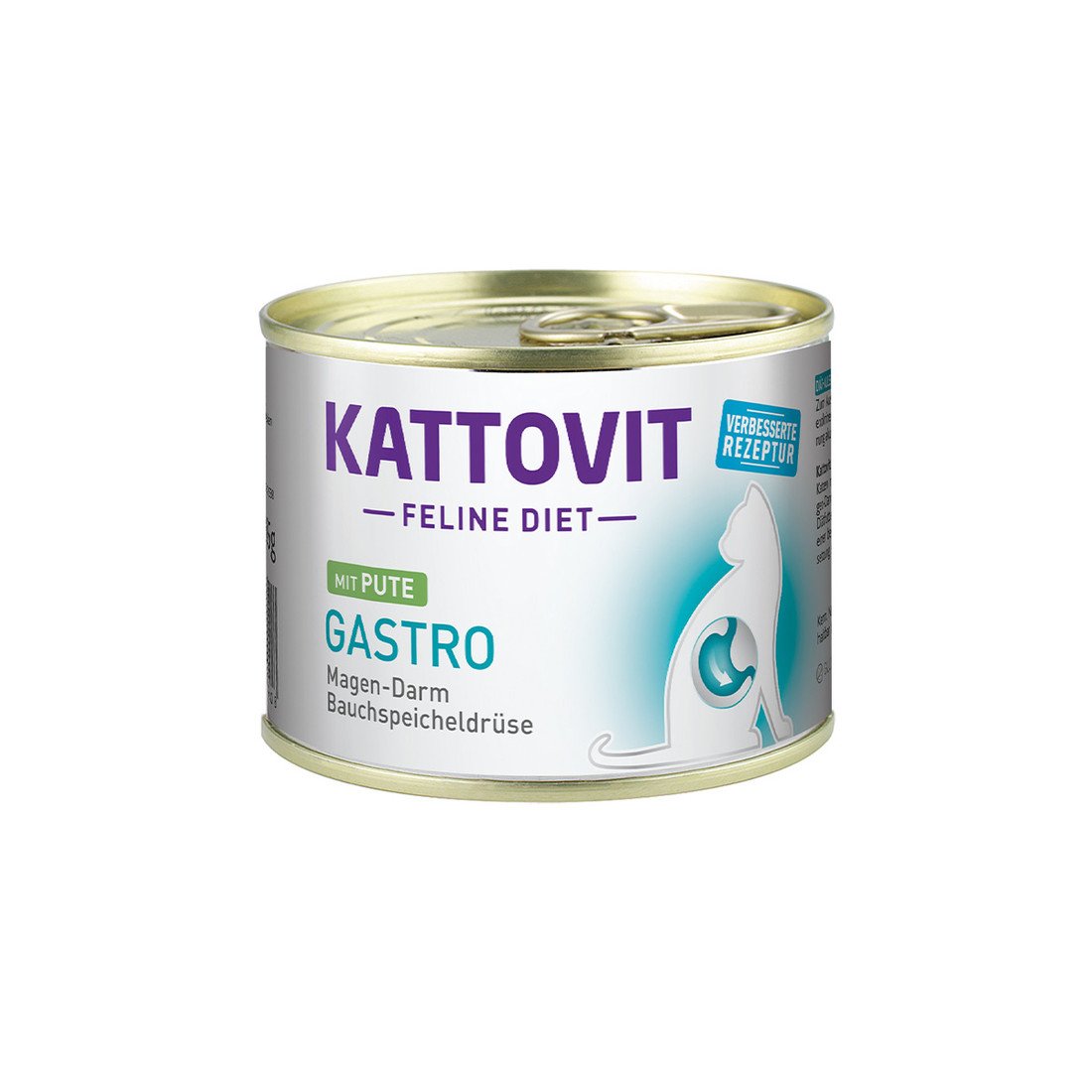 Kattovit Feline Diet Gastro, Krůta 12 × 185 g