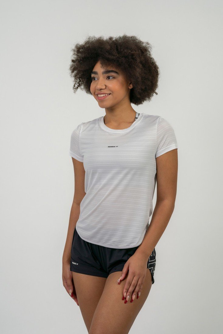 FIT Activewear T-shirt “Airy” with Reflective Logo XS