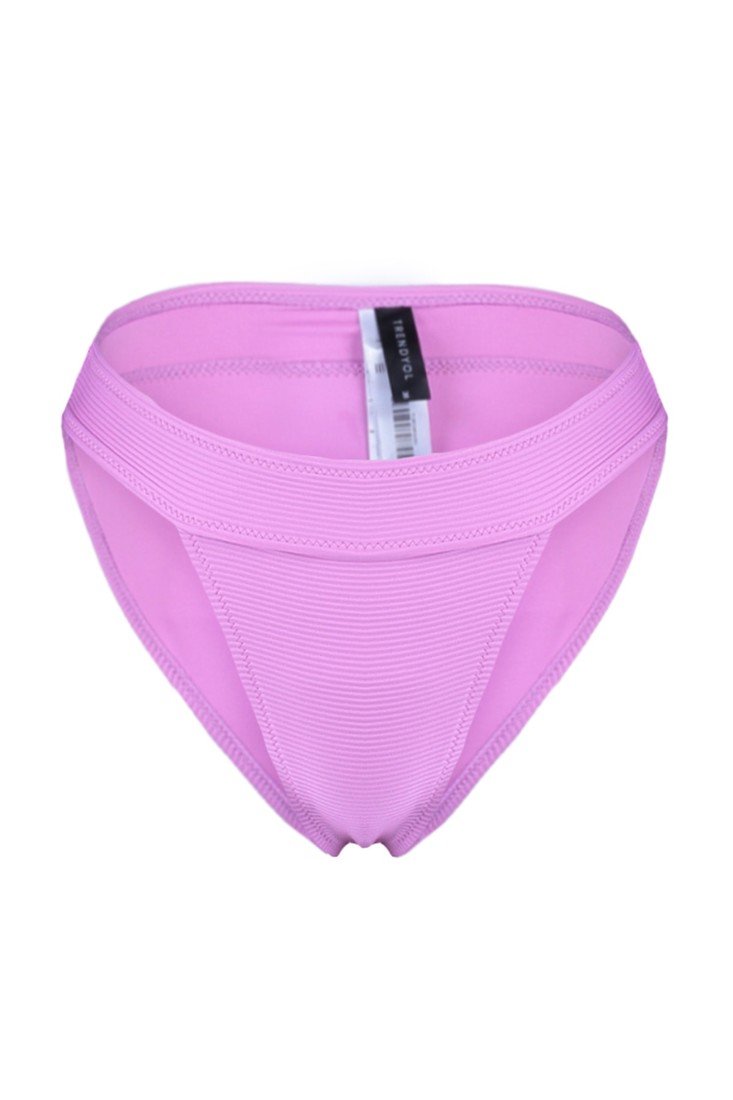 Trendyol Cyclamen Textured Bikini Bottom