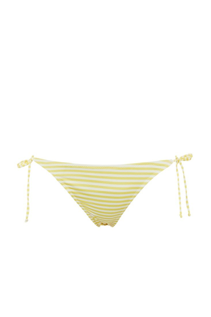 Trendyol Bikini Bottom - Yellow - Striped