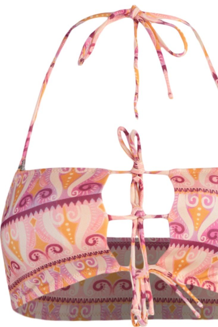 Trendyol Bikini Top - Multi-color - Ethnic pattern
