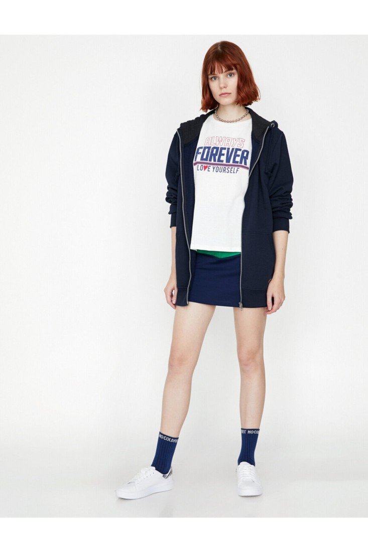 Koton Skirt - Navy blue - Mini