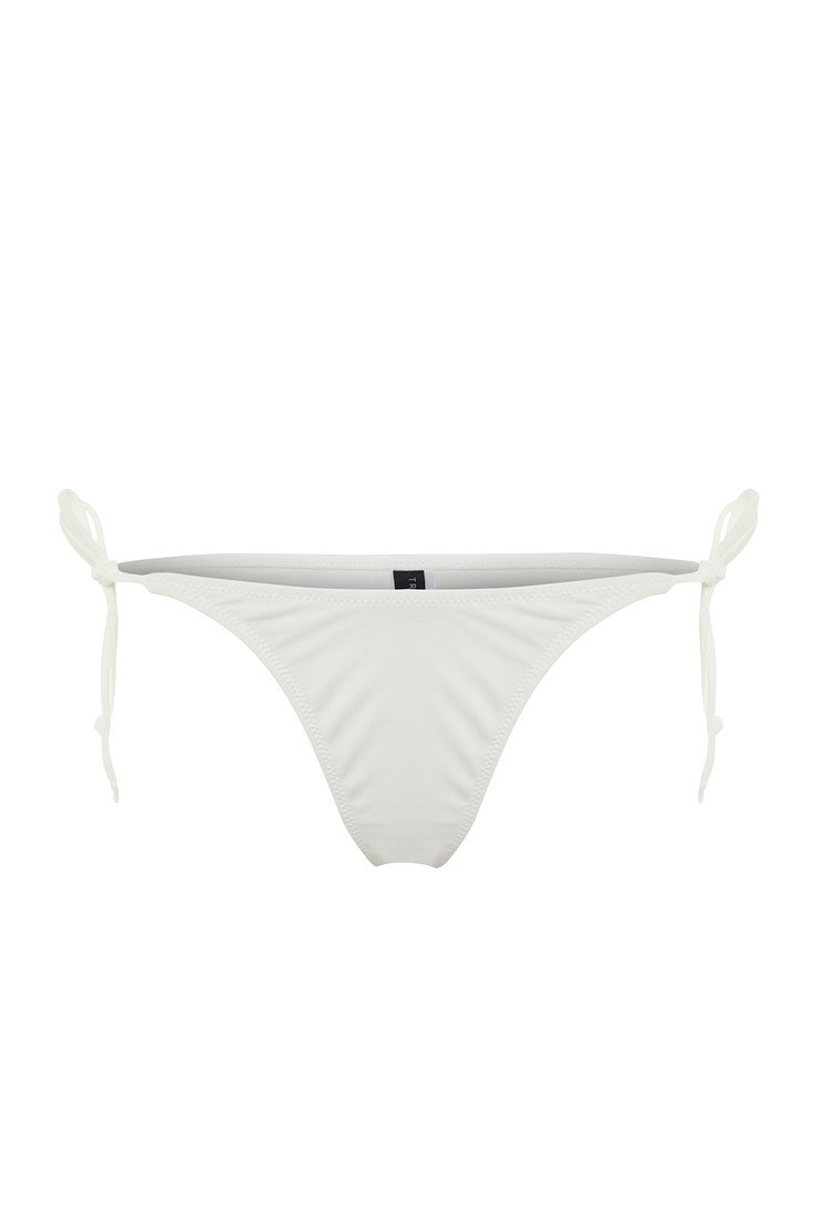 Trendyol Bikini Bottom - Ecru - Plain