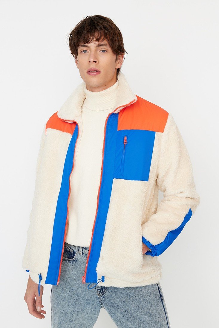 Trendyol Winter Jacket - Ecru - Puffer