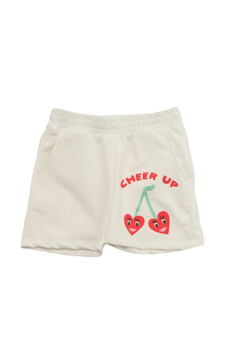 Trendyol Shorts - Ecru - Normal Waist