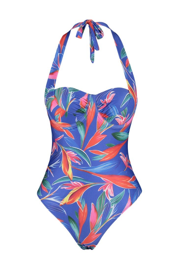 Trendyol Swimsuit - Multi-color - Tropical