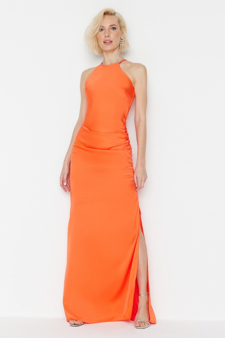 Trendyol Evening & Prom Dress - Orange - Shift