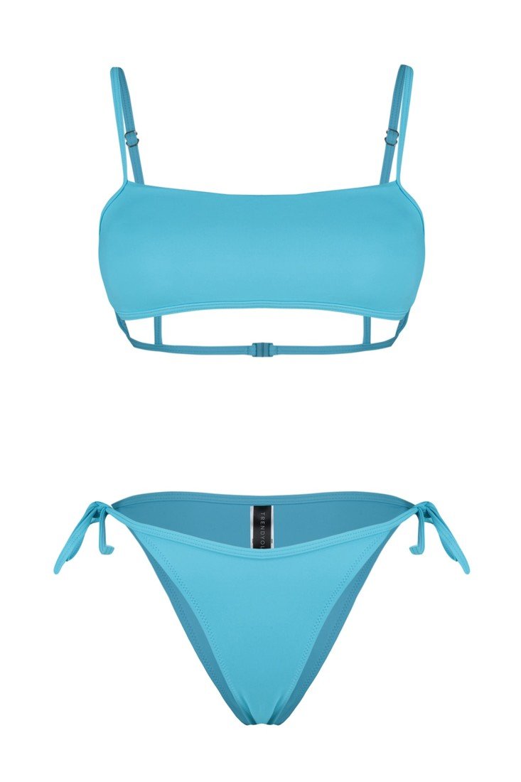 Trendyol Bikini Set - Blue - Plain