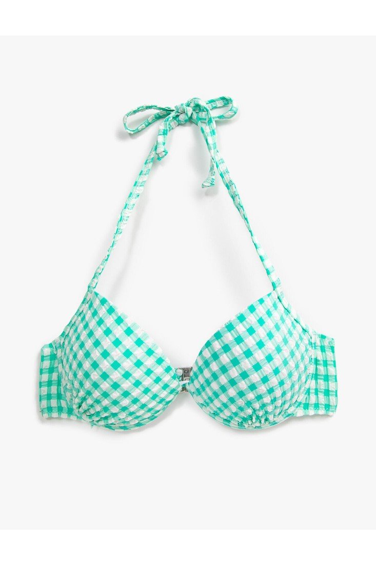 Koton Bikini Top - Green - Polka dot