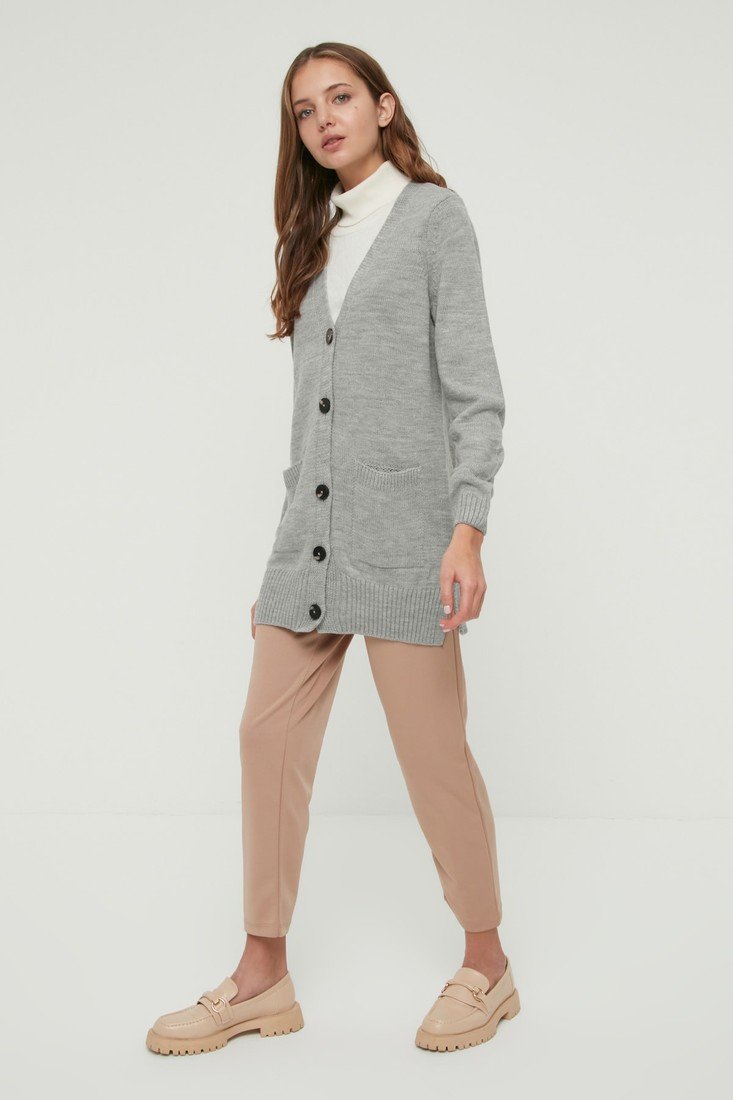 Dámský svetr Trendyol TCTAW22TH0005/Dark green