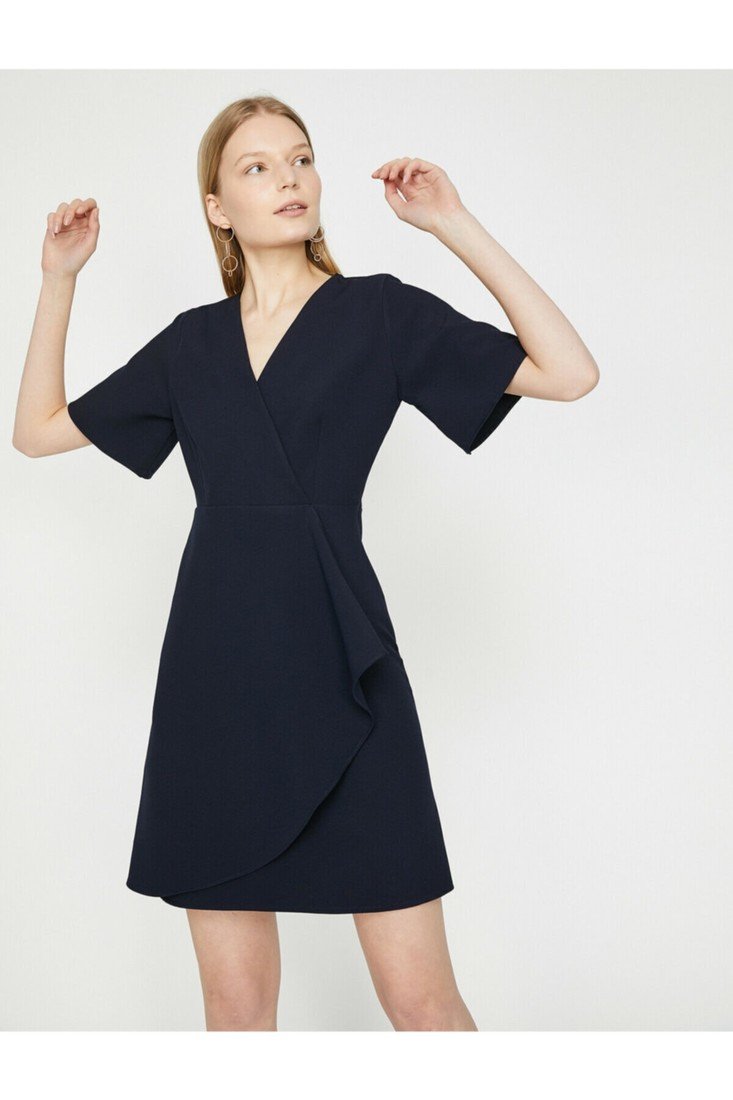 Koton Dress - Navy blue - A-line