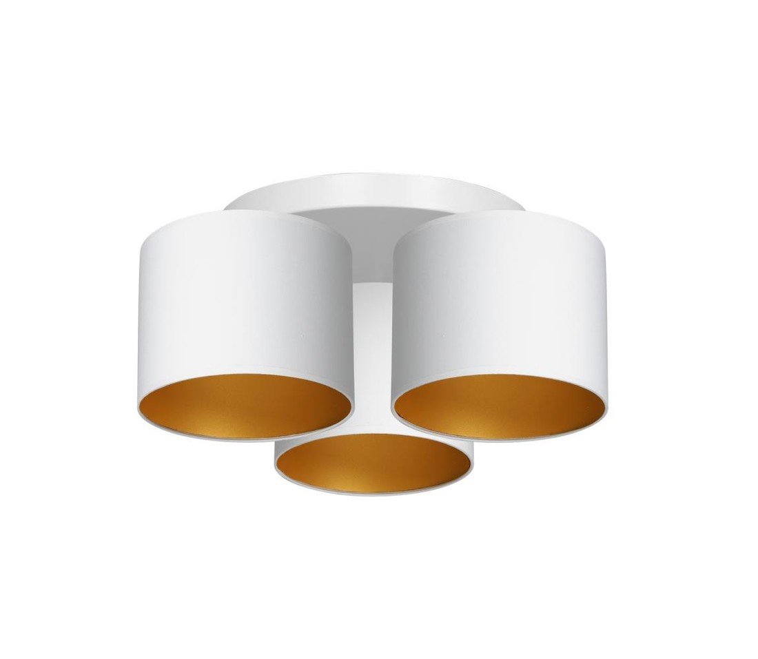 Lustr přisazený ARDEN 3xE27/60W/230V bílá/zlatá