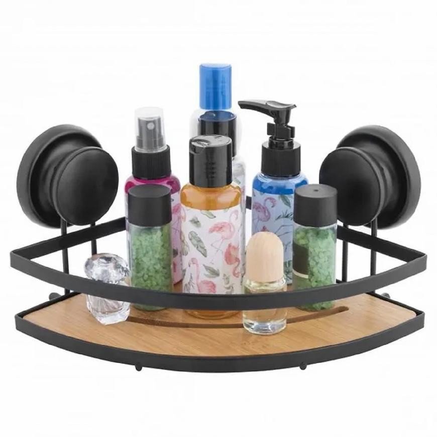 Košík bambus rohový na přísavky gavi-bn1