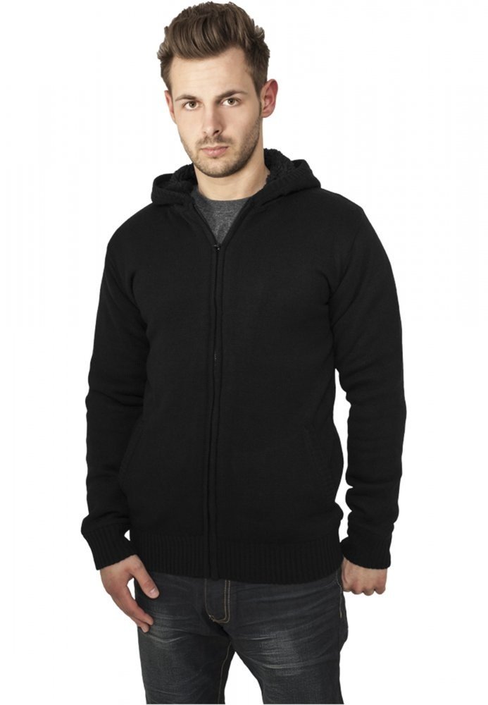 Knitted Winter Zip Hoody L