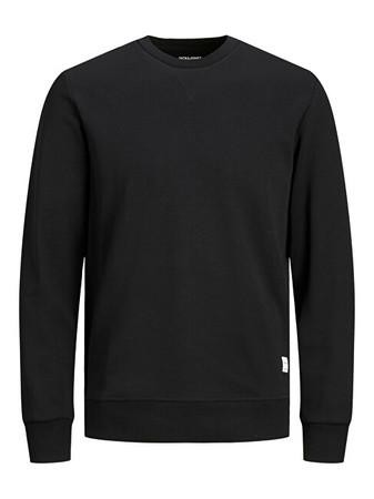 Jack&Jones PLUS Pánská mikina JJENOA 12182567 Black 4XL, XXXXL