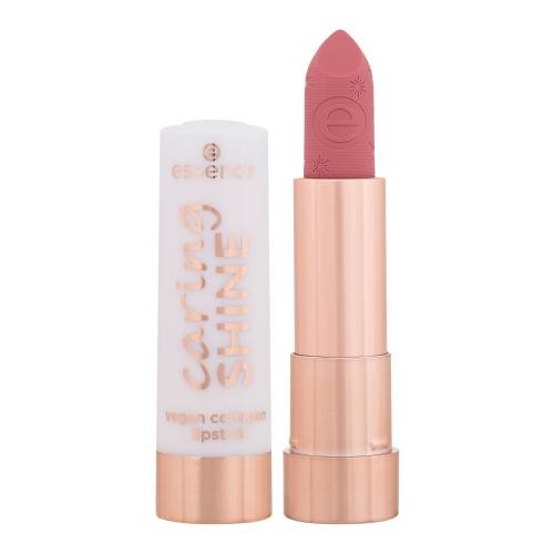 Essence Caring Shine Vegan Collagen Lipstick 3,5 g lesklá vyživující rtěnka pro ženy 201 My Dream