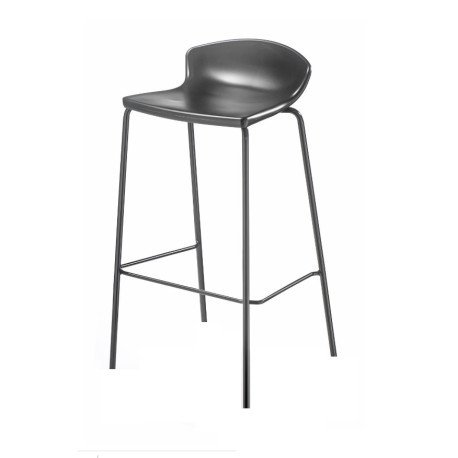 Gaber Plastová barová židle EASY 67 černá