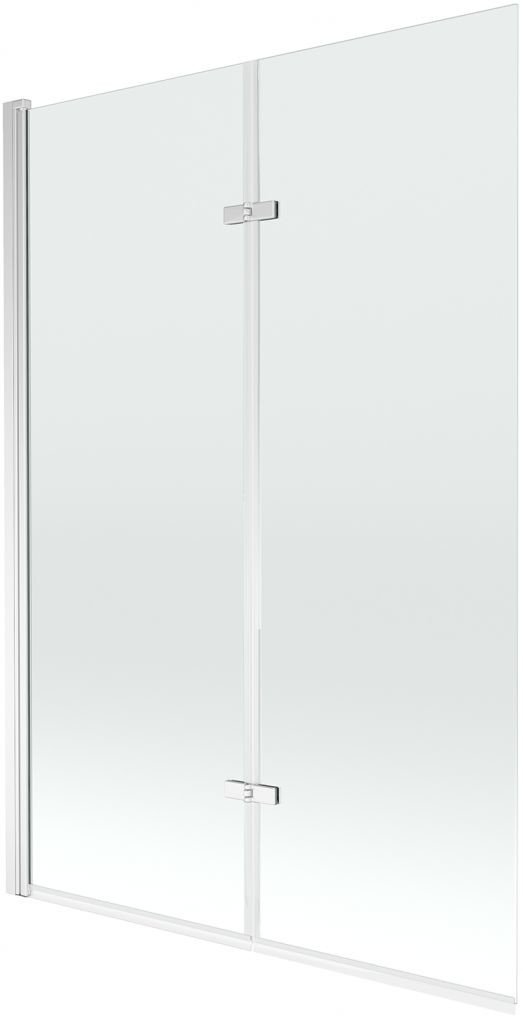 MEXEN Castor vanová zástěna 2-křídlo 120x150 cm, transparent, chrom 892-120-002-01-00