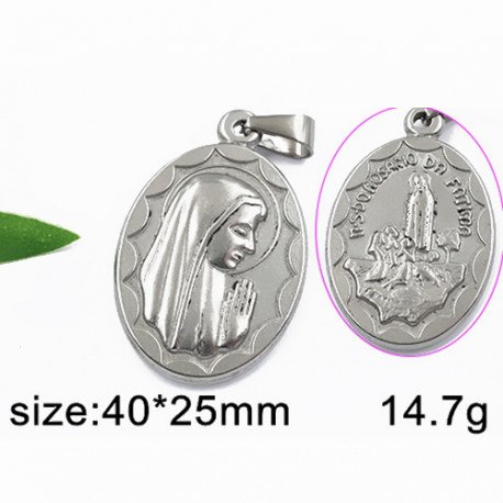 Madonka - ocelový přívěsek