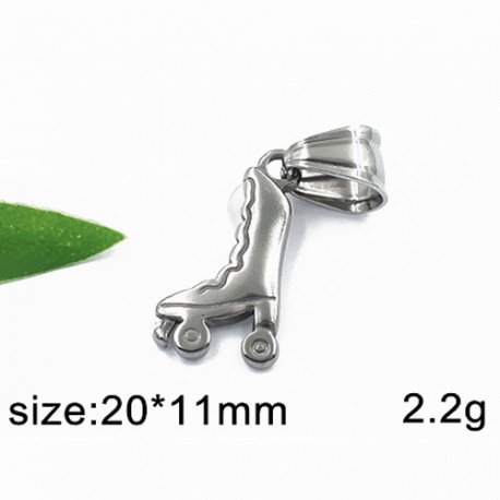 Kolečková brusle - ocelový přívěsek