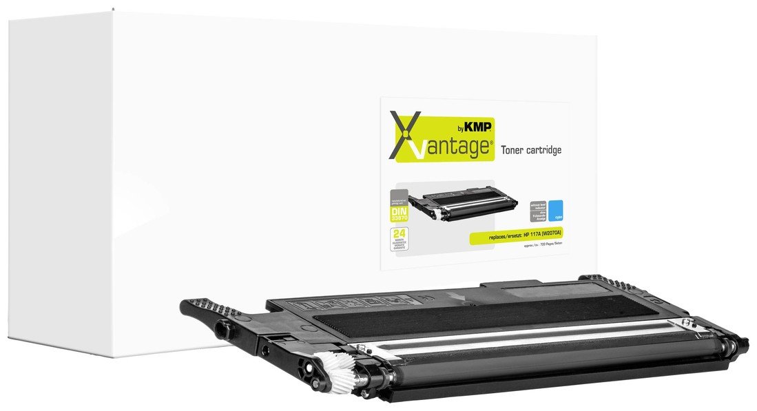 KMP Xvantage Toner Single náhradní HP 117A (W2071A) azurová 700 Seiten kompatibilní toner