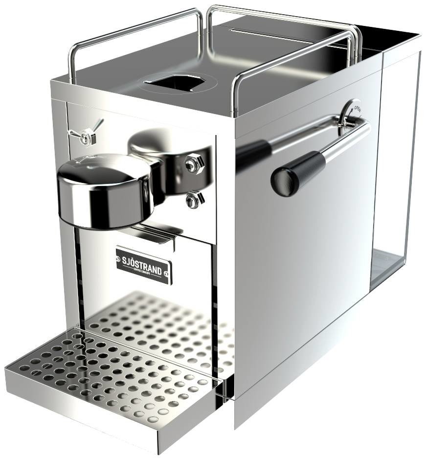 Sjöstrand Espresso Kapselmachine M10001 kapslový kávovar nerezová ocel