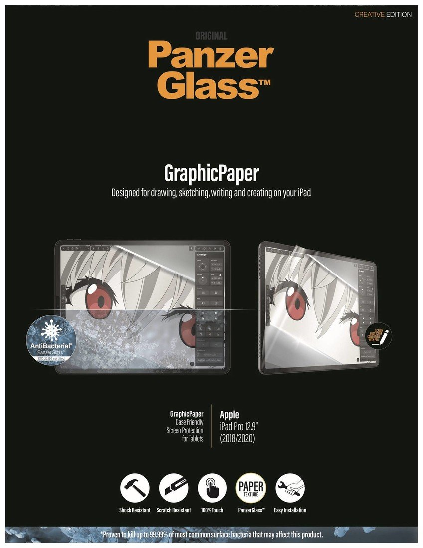 PanzerGlass 2735 ochranné sklo na displej smartphonu Vhodný pro: iPad Pro 12.9, 1 ks